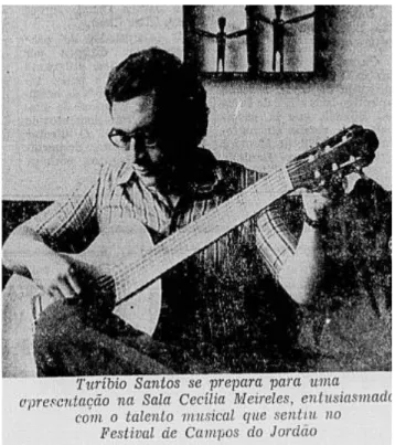 Fig. 11: Foto da chamada do concerto de Turíbio Santos e Eliane Sampaio na Sala Cecília Meireles