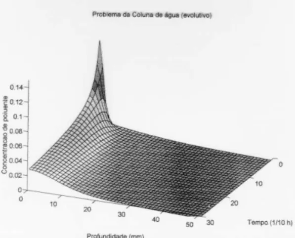 Figura 4: Exemplos de simulações unidimensionais.