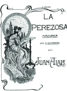Fig. 4. Ao violão, Paquita estreia na cena musical porto-alegrense em concerto realizado no Theatro São Pedro
