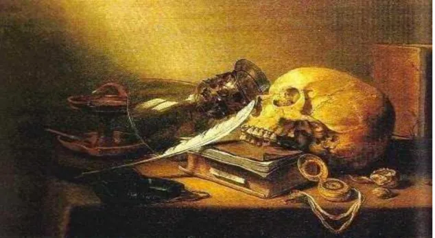 Fig. 45.  Vanitas  (1645) Pieter Claezs.  