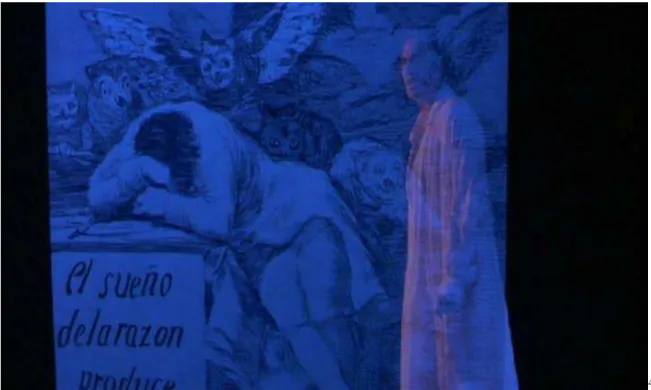 Fig. 14  Goya en Burdeos.  Saura, 1999 (Cena 2). 