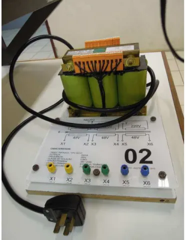 Figura 3 - Trafo trifásico para a alimentação do circuito 