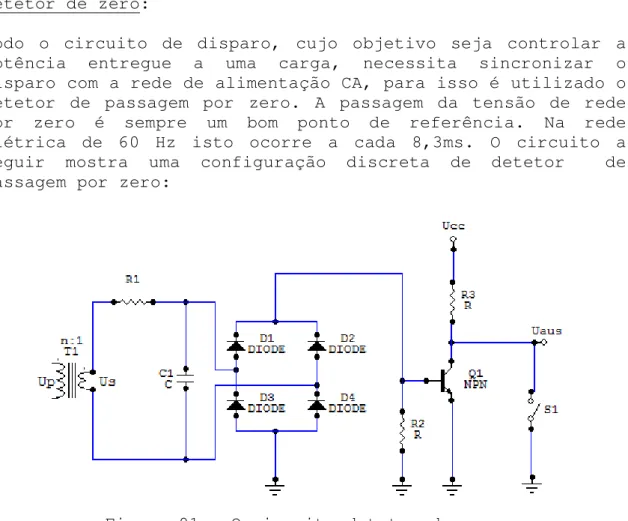 Figura 01 – O circuito detetor de zero 
