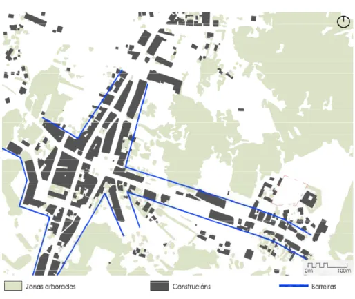 Fig . 7.  Pla nta  d e  zo na s a rb o ra d a s.