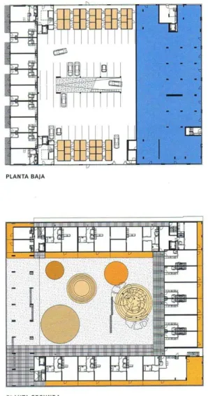 Fig. 03 – Planos distribución planta baja y 2ª planta