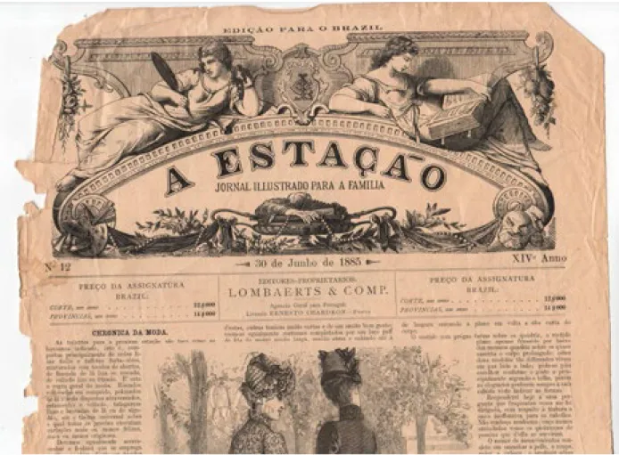 Fig. 1 - Jornal Illustrado para a Família. A Estação, 1885, s/p.