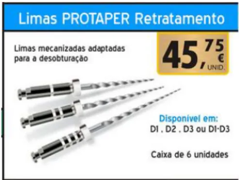 Figura  XIII - Preço do sistema  ProTaper Retreatment ®  (Adaptado de Augusto  Cabral  Material  Dentário) 