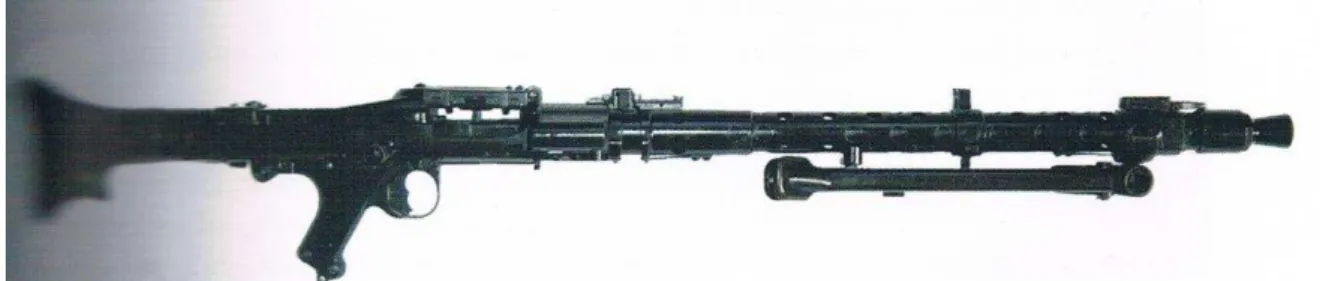 Figura 0-20  –  ML MG34 Borsig 7,9mm  Fonte: (Telo &amp; Álvares, 2004 p.163) 