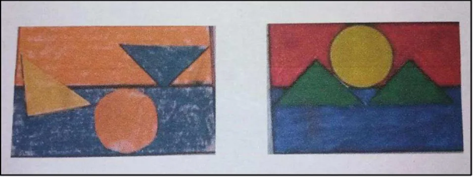 Figura 6 - Bandeiras de dois alunos