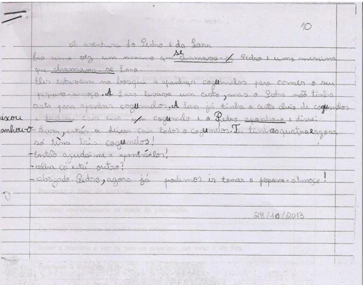 Figura 7 - Texto nº 2 do Gabriel 