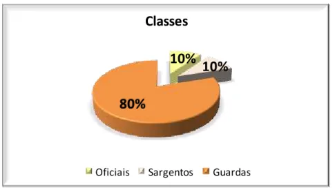 Gráfico 5.3: Perfil da amostra de acordo com as classes. 