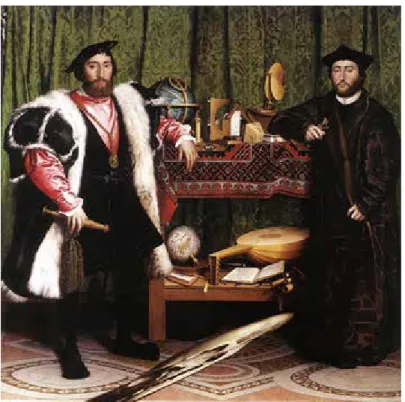 Figura 5 | Hans the Younger Holbein | Os Embaixadores [The Ambassadors] | 1533 | Óleo no carvalho |207x20 cm | Galeria Nacional | Lon- Lon-dres, Inglaterra 16