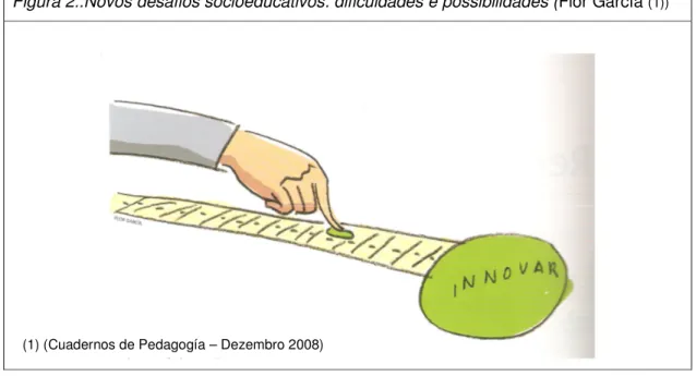 Figura 2..Novos desafios socioeducativos: dificuldades e possibilidades (Flor García  (1))   