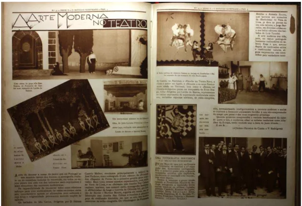 Figure  1.  " The  m oder n  art   on  t heat r e" .  O  Notícias  Ilustrado.  ( Feb