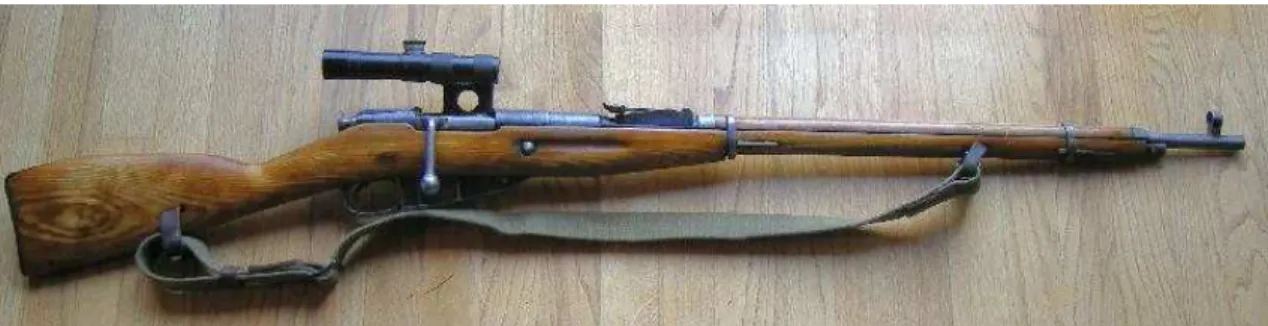 Ilustração 2: Moisin Nagant 91/30. 