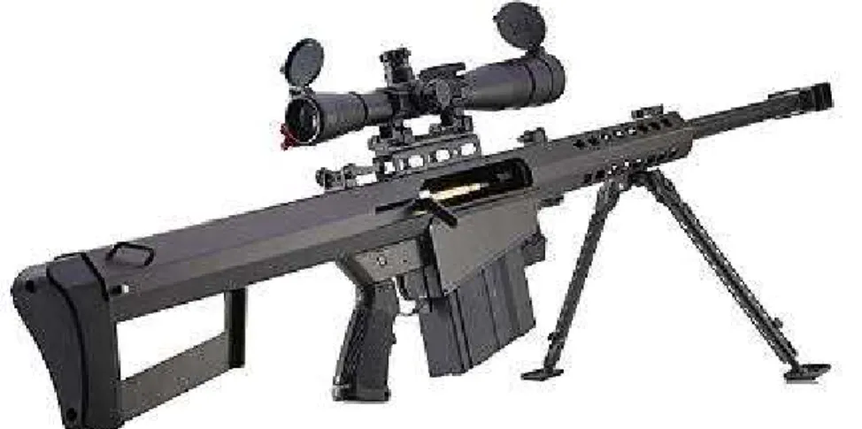 Ilustração 11: Barret M82 A1.  