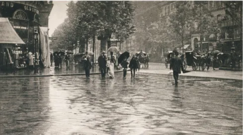 FIGURA 10 – A Wet Day on the Boulevard, Paris, Alfred Stieglitz, 1894 Fonte: http://www.moma.org/
