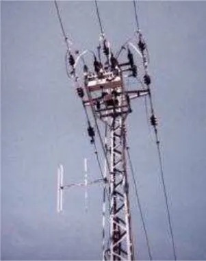 Figura 3.10 - Interruptor Aéreo Telecomandado em apoio MT. 