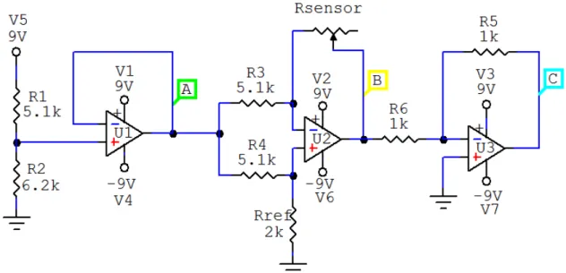 Figura II.10 - Esquema do circuito condicionador de temperatura 