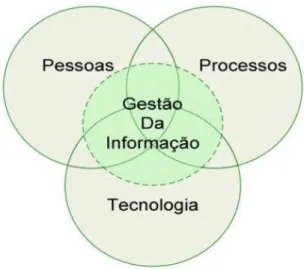 Figura 4 - Elementos intervenientes na gestão de informação (Força Aérea RFA  391-1 , 2011) 