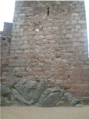 Figura 97. Aspeto da torre de menagem do castelo de Almourol antes da intervenção. 