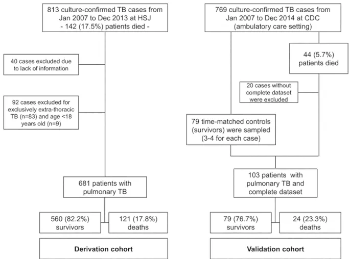 Fig 1. Flow chart for the selection of the participating patients, according to the STROBE guidelines