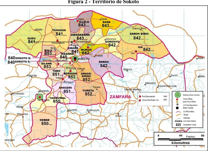 Figura 2 - Território de Sokoto
