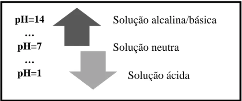 Figura 3 Valores de pH dos 3 tipos de soluções. 