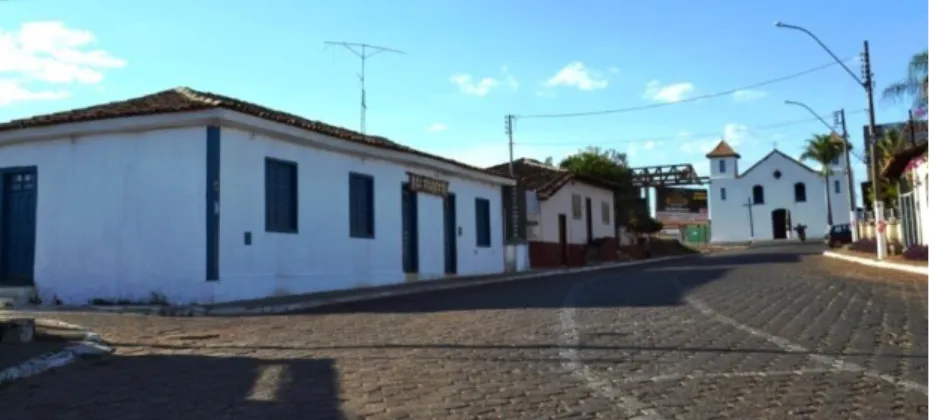 Figura 9 – Vista da Rua do Rosário no Centro Histórico. À esquerda o  Restaurante Antigamente