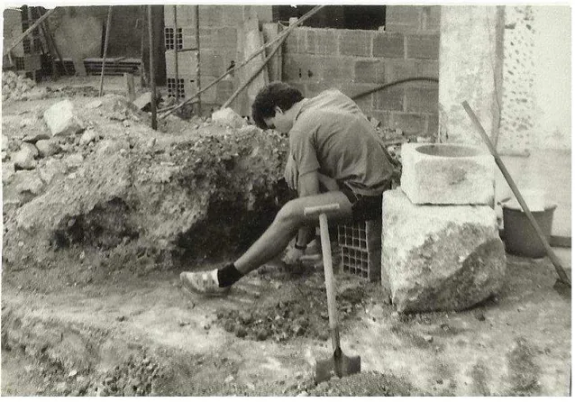 Figura 8 – Escavação arqueológica de 1988/1989, na zona do antigo claustro. 