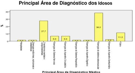 Gráfico Nº10  –  Principal Área de Diagnóstico Médico dos Idosos 