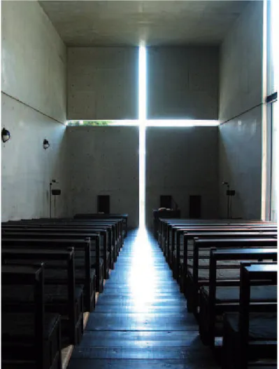 Foto 2: Tadao Aldo, La Iglesia de la Luz, Ibaraki (1989). Fuente: Google Images 