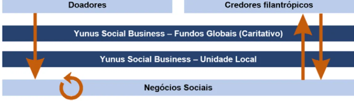 Figura 1 – Descrição das formas de investimento nos negócios sociais 