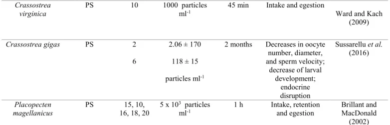 Table 3. Characterization of PS microplastics using different techniques
