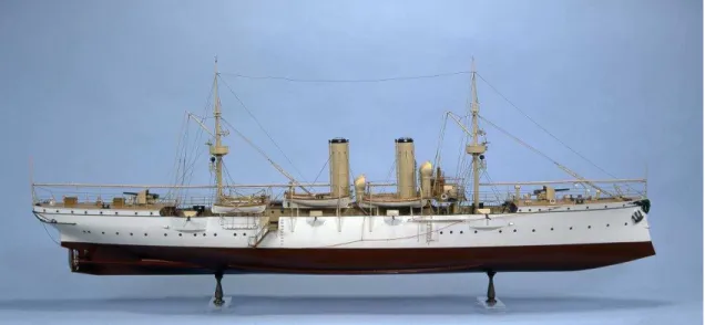 Fig. 2- Modelo do Cruzador Adamastor 7