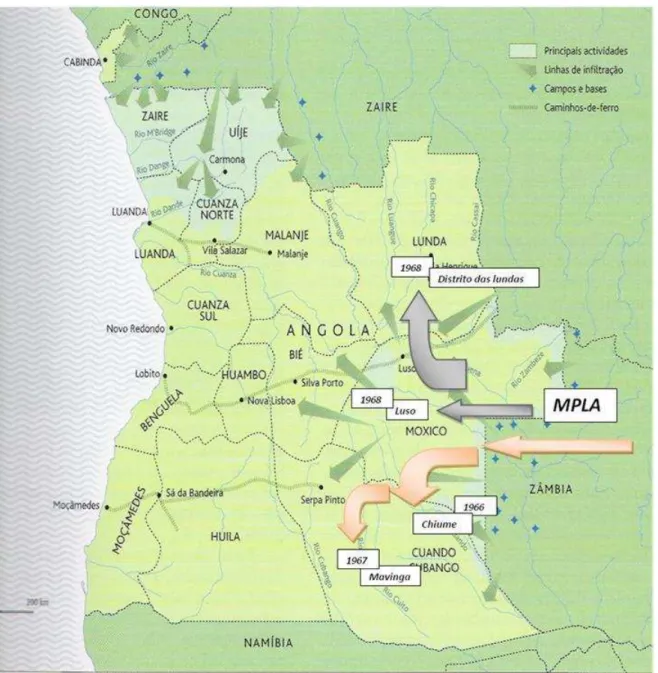 Figura I-1 – MPLA – Ofensiva no LESTE 