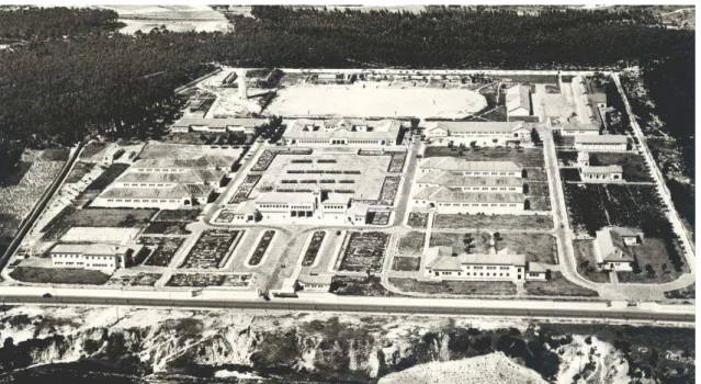 Figura 8 - Aquartelamento CANIFA, atual Escola de Sargentos do Exército, Caldas da Raínha (Fonte: Arquivos da Direção de Infraestruturas do Exército)