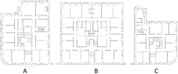 Fig. 23 – Planta de identificação dos edifícios 