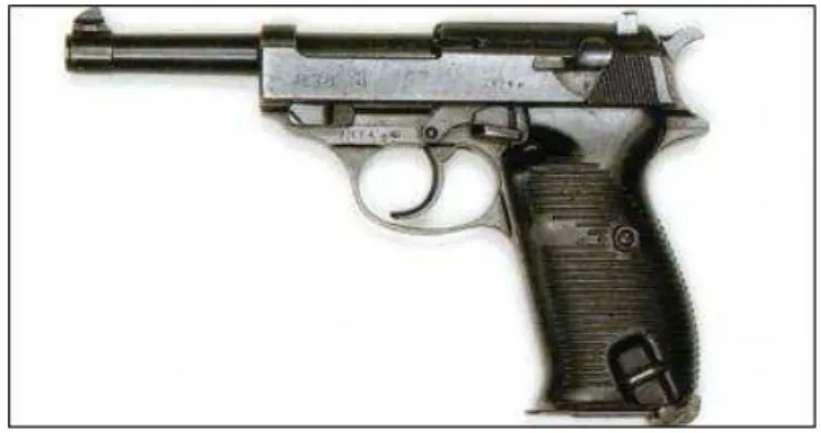 Figura nº 22 - Pistola Walther P 38   Fonte: Bishop, 1998, p. 229 