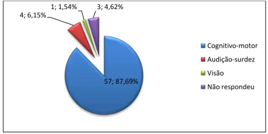 Gráfico 9 - Experiência Profissional com alunos com PC 