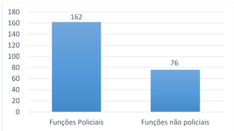 Gráfico 2: Distribuição por natureza funcional - CD Braga (total). 