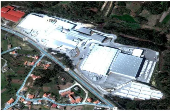 Figura 1 – Instalações da Roca, S.A. 