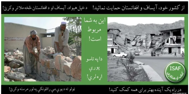 Figura 28: Panfleto: Reconstrução do Afeganistão 