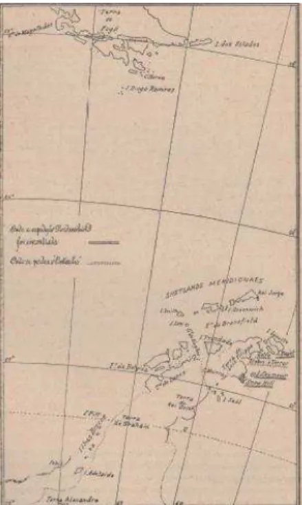 Figura 6 Encontro da expedição Nordenskiold pelo navio Argentino &#34;Uruguay&#34;