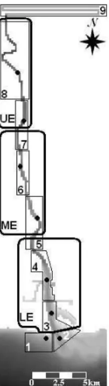 Figure 2. Grid used in MOHID hydrodynamic model for hydrodynamic simulation of the Guadiana estuary.
