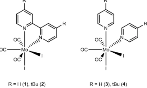 Fig. 1 Catalyst precursors used in this work 