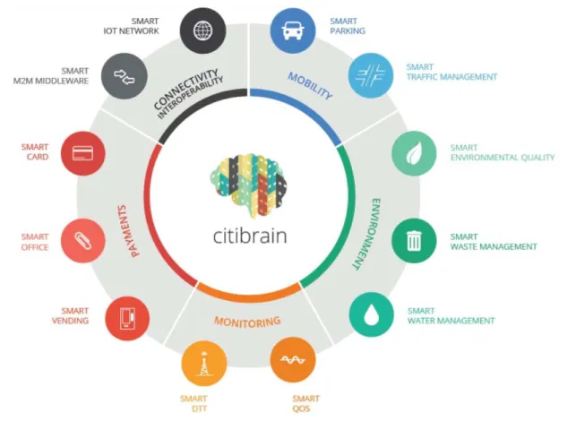 Figure 3 - Citibrain Platform (Citibrain, 2015) 