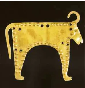 Figura  4:  Ornamento  em  ouro,  rep-