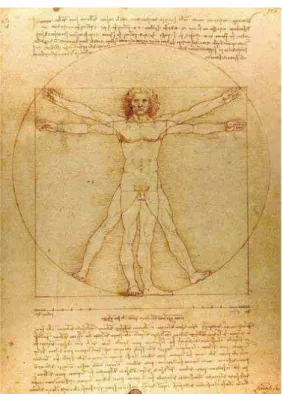 Figura 20 Homem de Vitrúvio, de Leonardo da Vinci (c. 80/70 a.C. - c. 15 a.C.). 