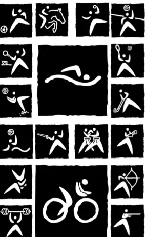 Figura 22 Pictogramas para os Jogos Olímpicos de Sydney, 2000. 